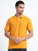 Men's Cotton Mustard Polo T-shirt