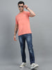 Men's Salmon Round Neck T-Shirt