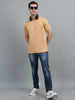 Men's Sand Round Neck T-Shirt