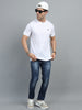 Men's White Round Neck T-Shirt