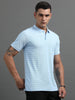Men's Smart Fit Cloud Blue Polo T-shirt