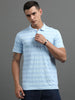 Men's Smart Fit Light Blue Polo T-shirt