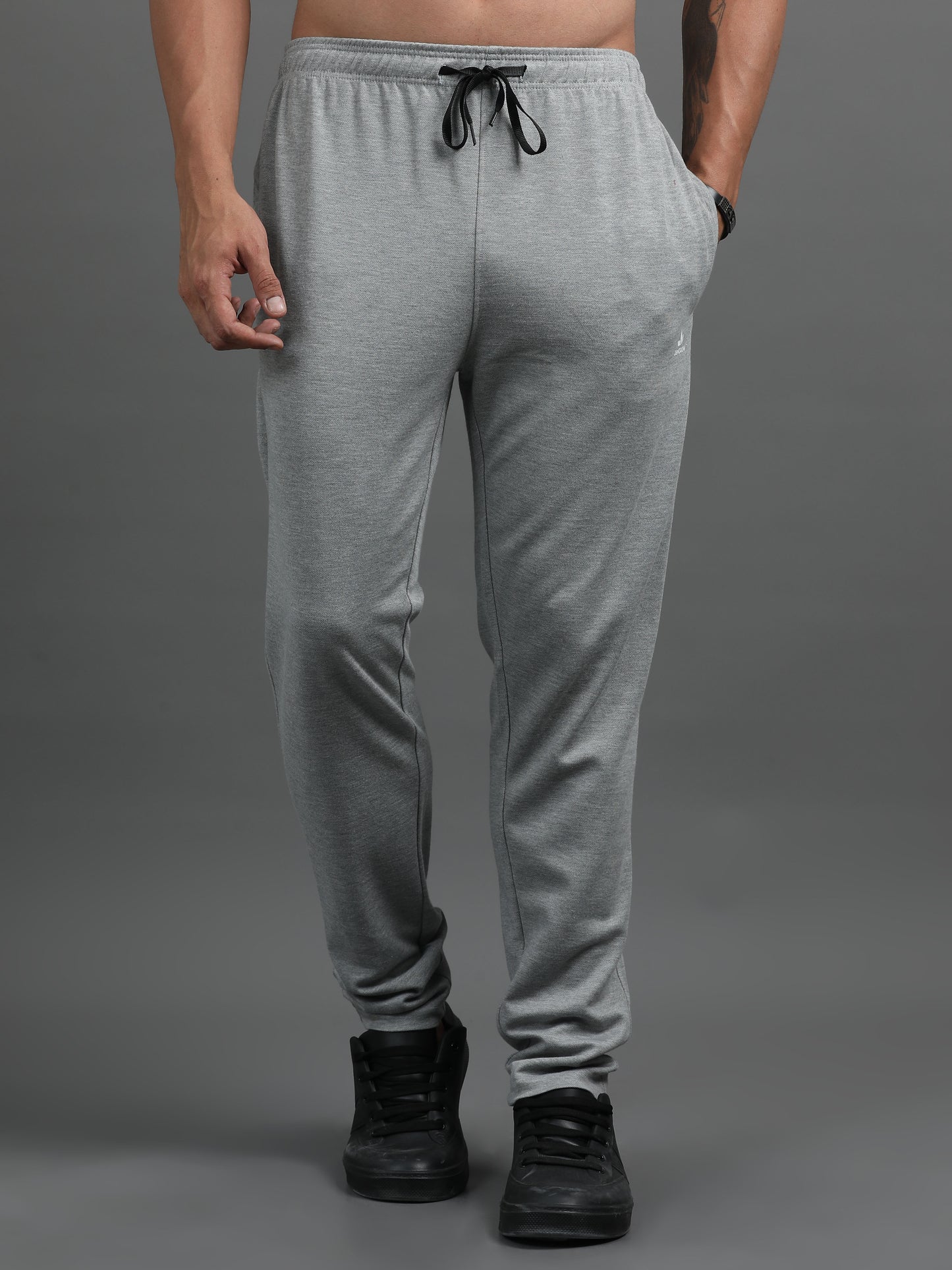 Men's Cotton Rich Cement Grey Track Pants