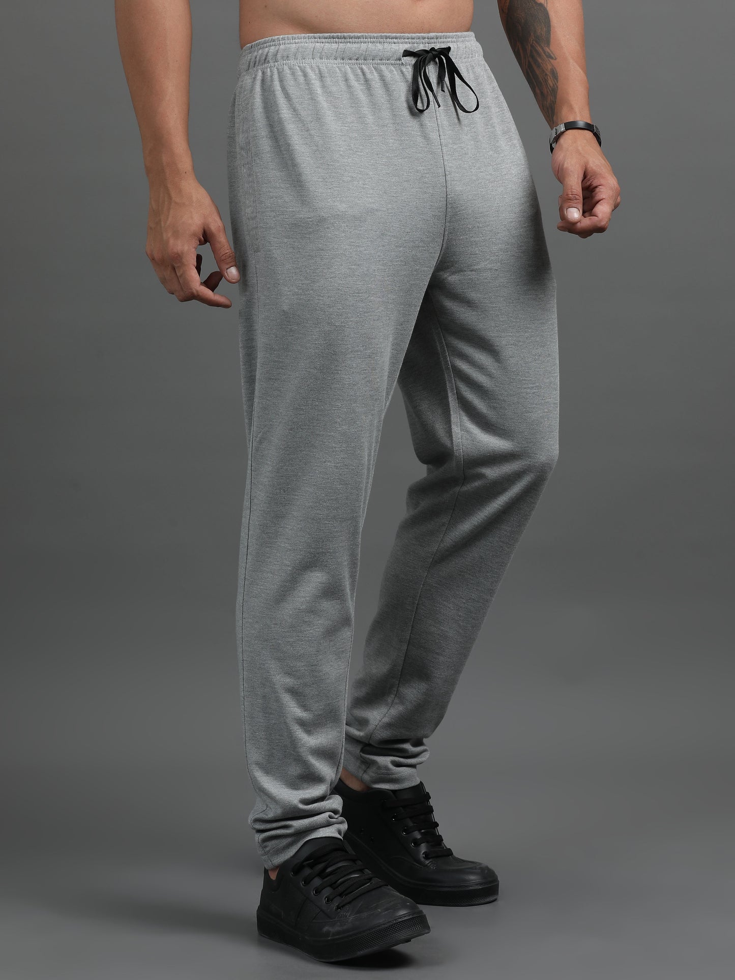 Men's Cotton Rich Cement Grey Track Pants