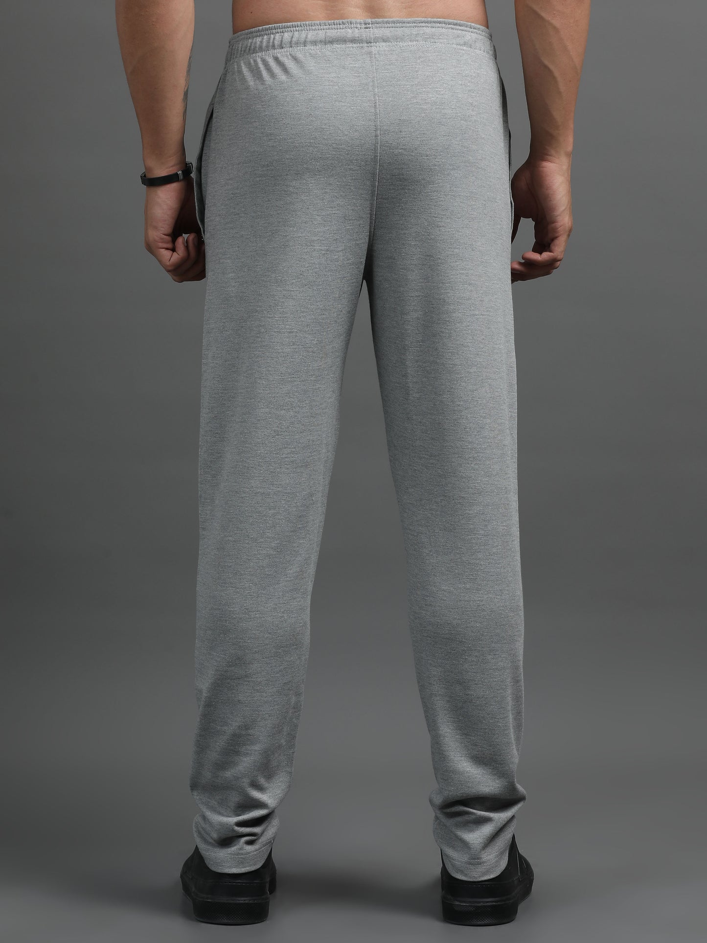 Men's Cotton Rich Cement Grey Track Pants
