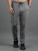 Men's Cotton Rich Stone Grey Track Pants