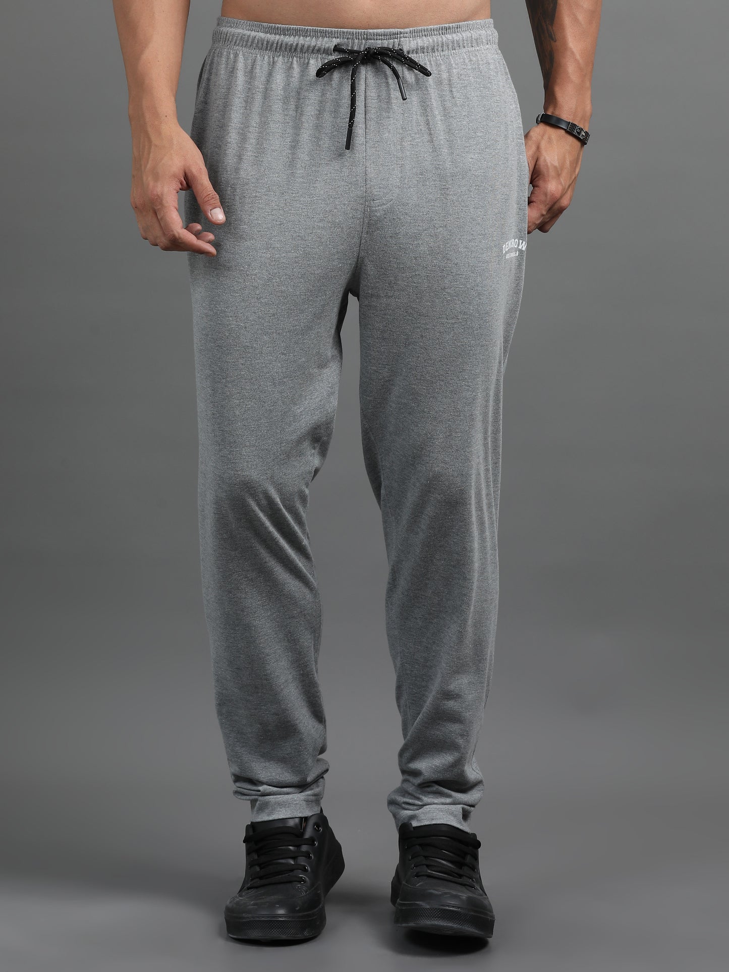 Men's Cotton Rich Light Grey Track Pants