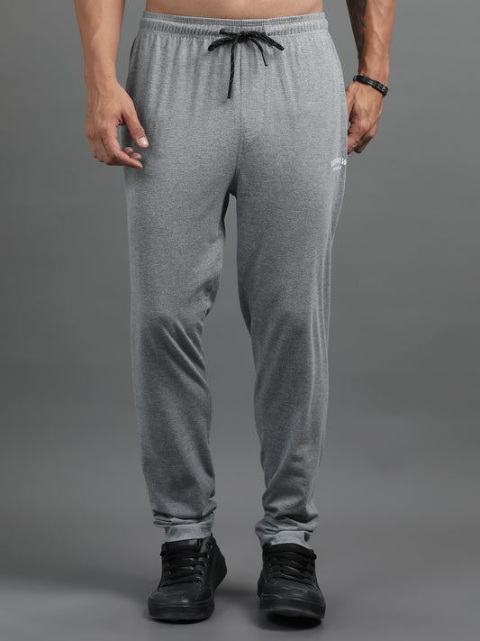Men's Cotton Rich Light Grey Track Pants