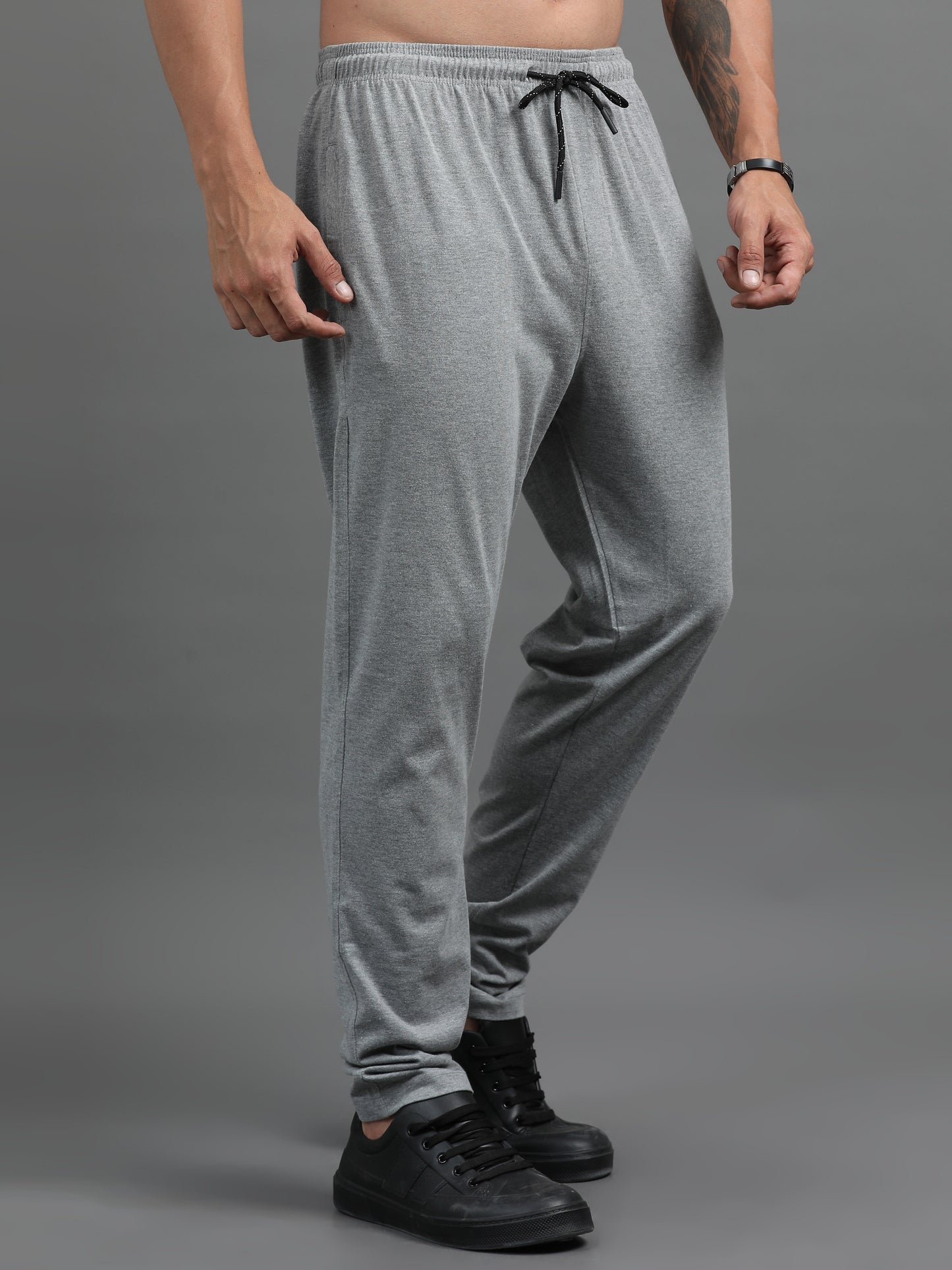 Men's Cotton Rich Light Grey Track Pants