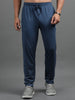 Men's Cotton Rich Navy Track Pants