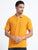 Men's Cotton Mustard Polo T-shirt