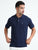 Men's Cotton Navy Polo T-shirt