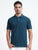 Men's Cotton Cobalt Blue Polo T-shirt