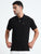 Men's Cotton Black Polo T-shirt