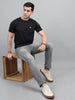 Men's Deep Blue Round Neck T-Shirt